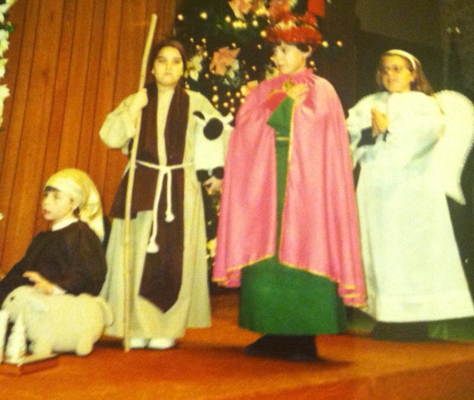 Picture of my third grade Christmas pageant.